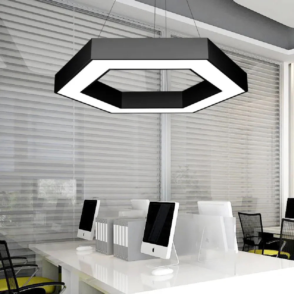 Ultralight Hexagonal Pendant Light (LN6753) - Image 4