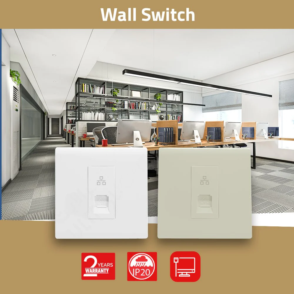 Ultralight Innova Network Socket (W86/1LAN/B) - Image 4