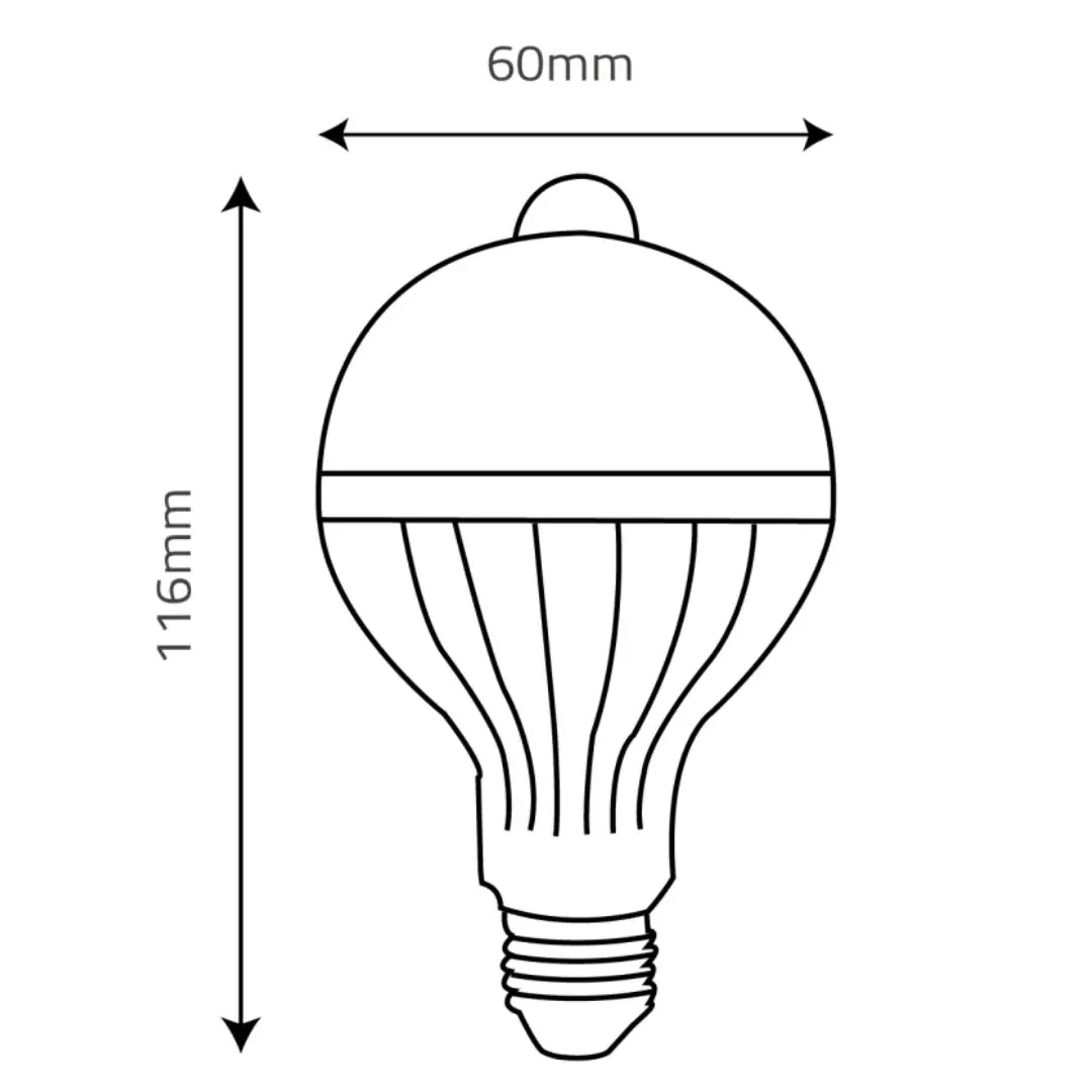 Ultralight LED Bulb Sensor E27 8.5W - Smart Detection Lighting (UTL-11A806-Q1M) - Image 7