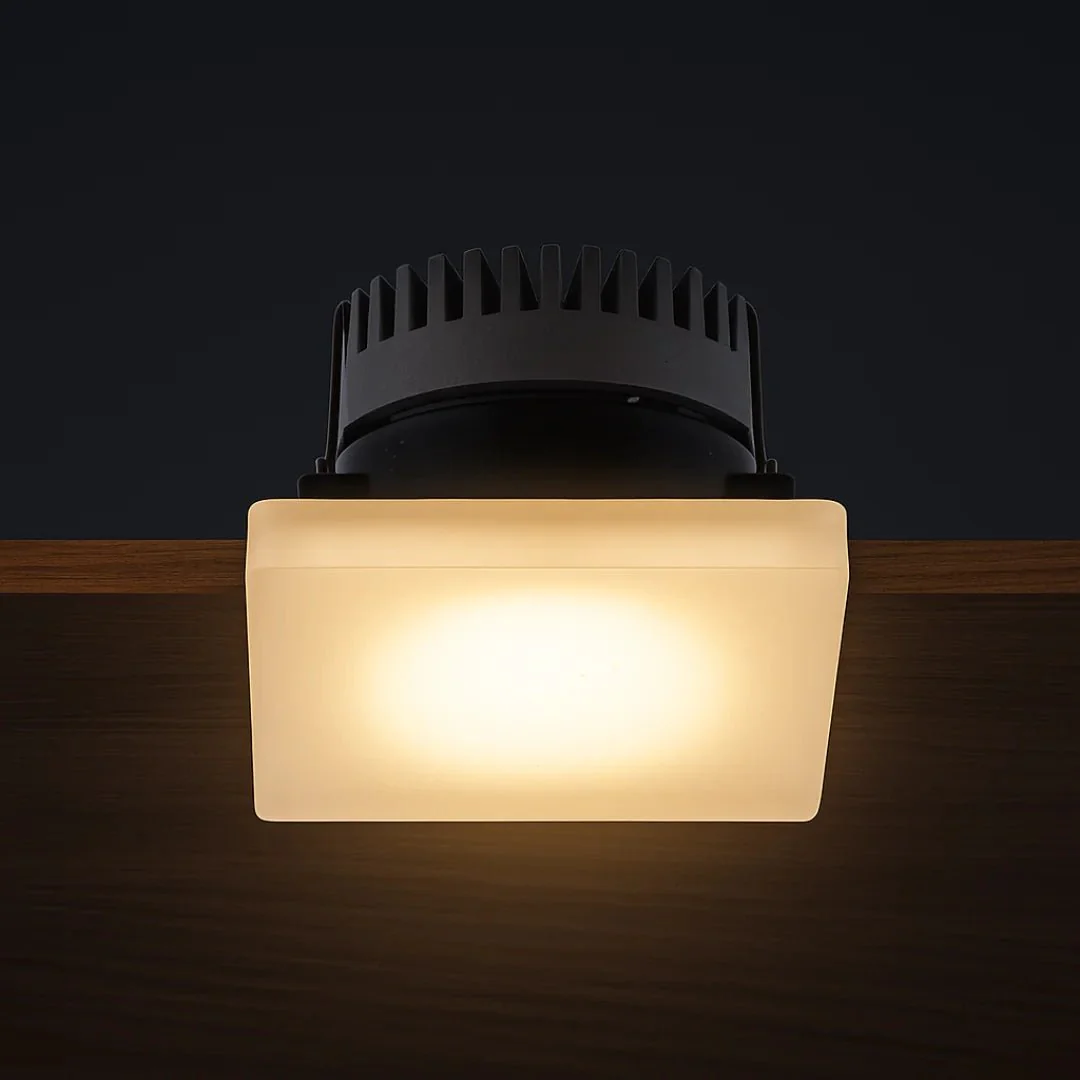 LED Down Light 3W (TK-A288-SQ) – Recessed LED Light with Frosted Diffuser - Warm White - Image 3