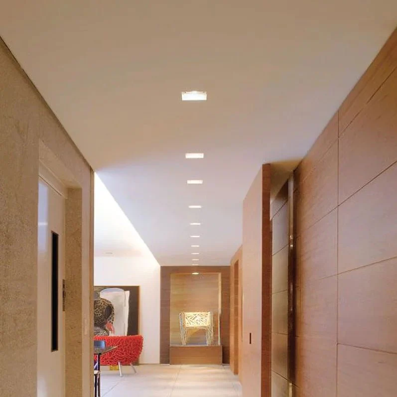 LED Down Light 3W (TK-A288-SQ) – Recessed LED Light with Frosted Diffuser - Warm White - Image 5