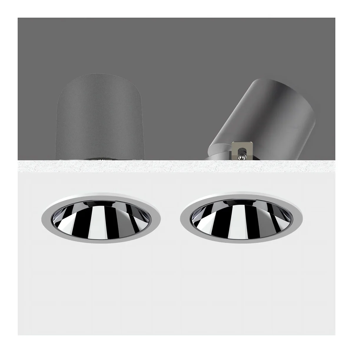 Ultralight Recessed LED Ceiling Downlight Anti-Glare (BR6453) - Image 2