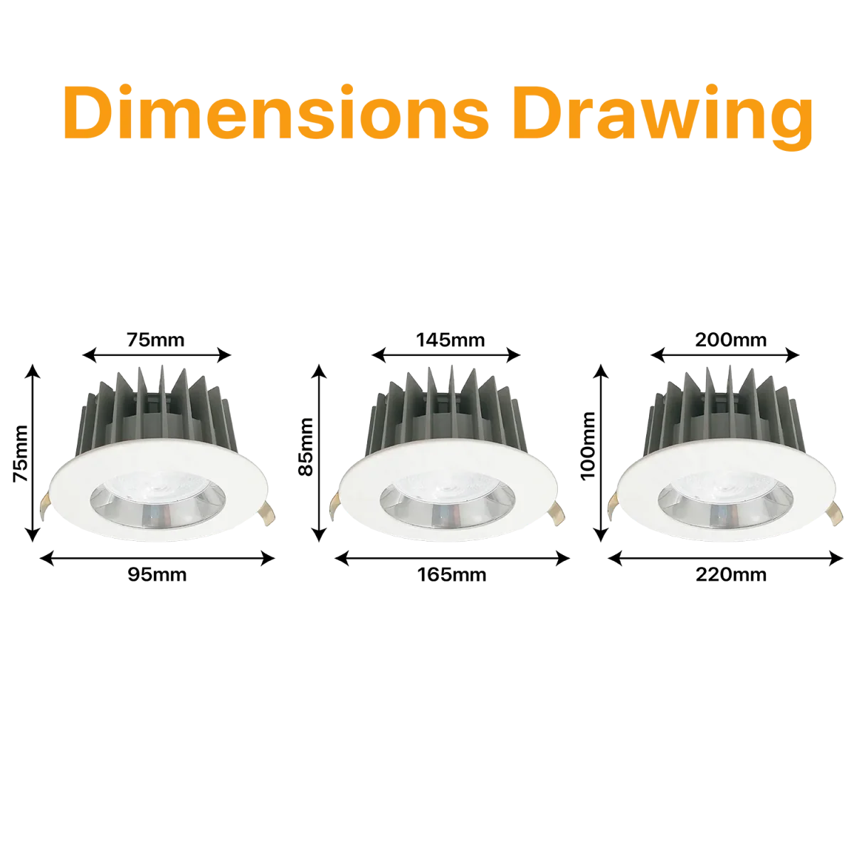 Ultralight LED Downlight Outdoor with Philips chips IP65  (BR6447) - Image 7