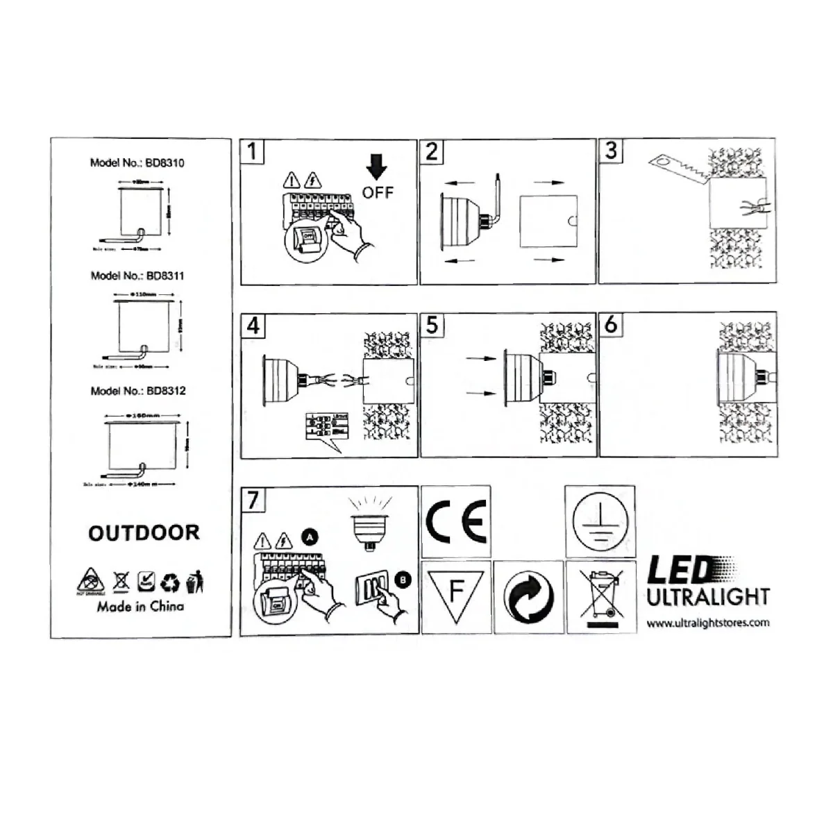 LED Edge Inground Light – IP67 Outdoor Spot with OSRAM & PHILIPS (BD831) - Image 9