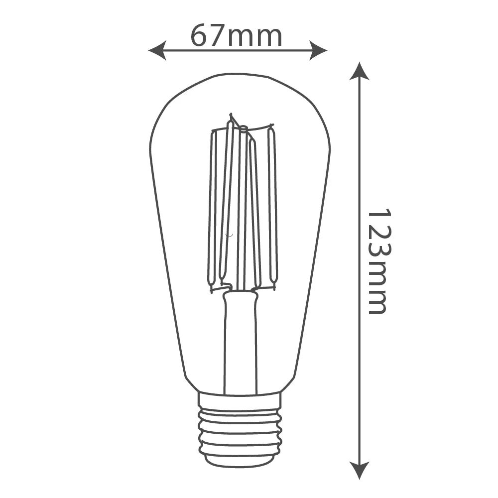 Ultralight LED Filament Bulb E27 Base (UTL-A1521SG) - Image 8