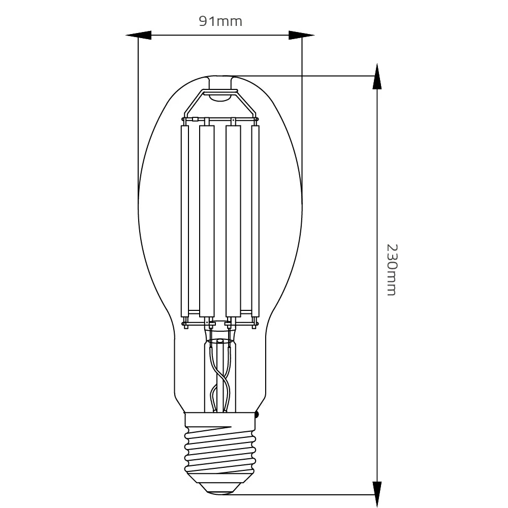 Ultralight 40W LED Filament Bulb E40 Base (WL-BLED28) - Image 4