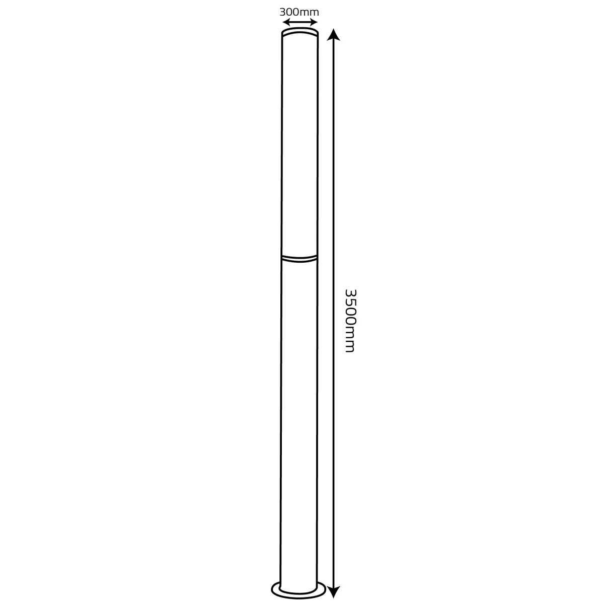 Ultralight LED Garden Pole Light (QT1845) - Image 4