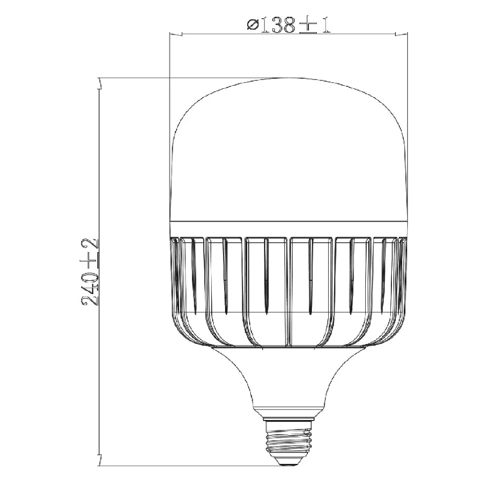 Ultralight LED High Bay Bulb E27 Base (UTLHP5800) - Image 4