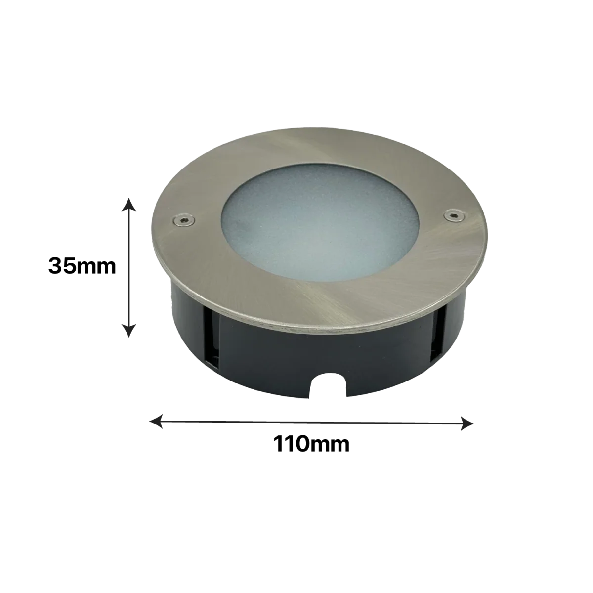 LED Inground Light 8.5W IP67 (UTL7046) - Recessed Outdoor Fixture with LUTEC Chip - Image 4