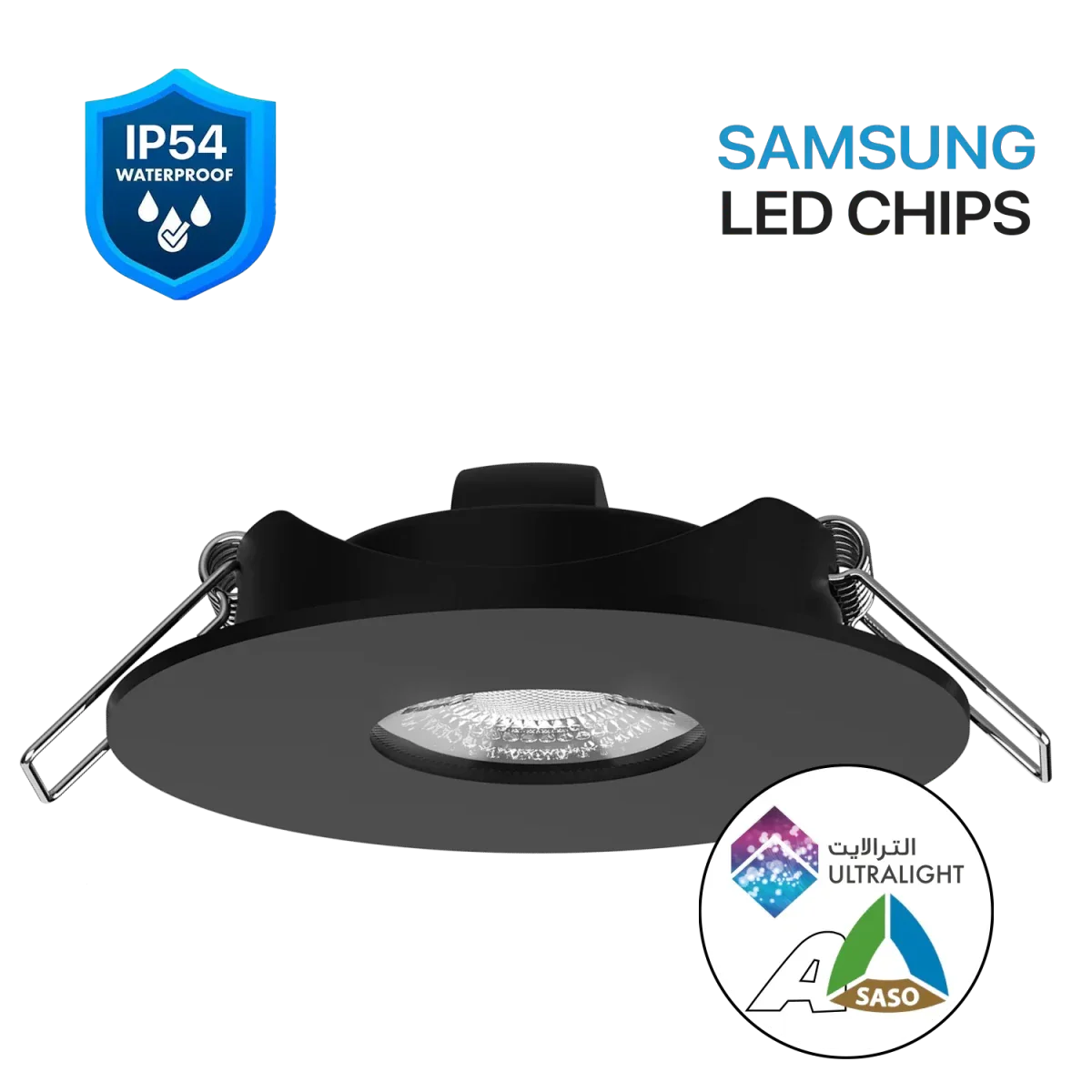 Ultralight LED Downlight - Weatherproof Samsung LED Lighting (UTL-KD-RD)