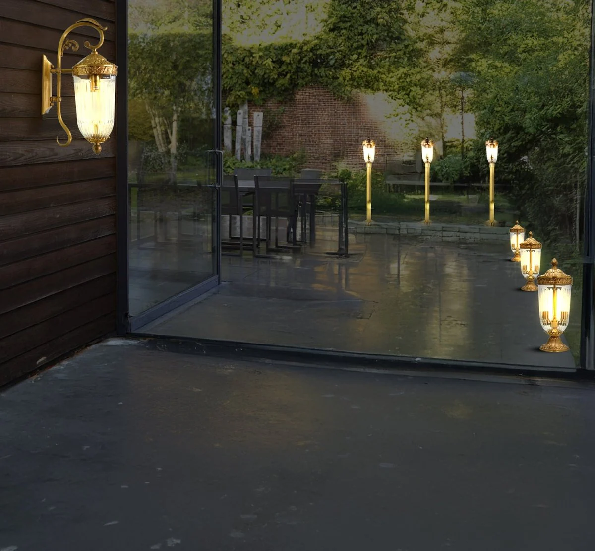 Ultralight Luxury Copper Outdoor Lantern IP44 (3205-Family) - Image 6