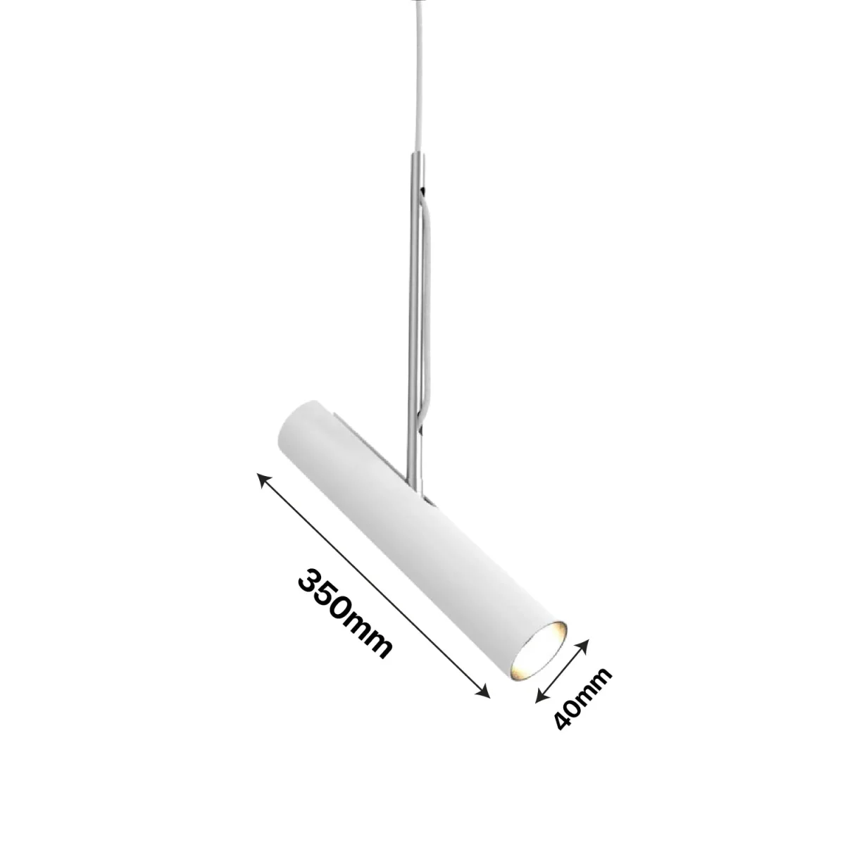 LED Pendant Light 4W (1096D01) – White Modern Indoor Lighting - 6500K Daylight - Image 7