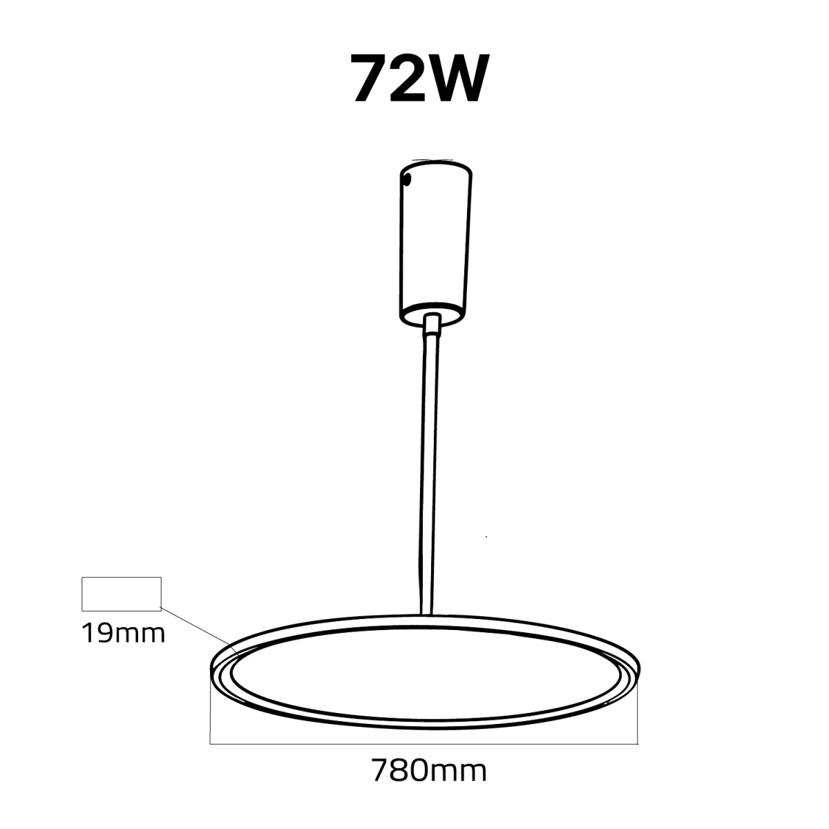 LED Pendant Light (BR6129) – Modern Suspended Decorative Light with High CRI 90, Osram LED Chip - Image 13