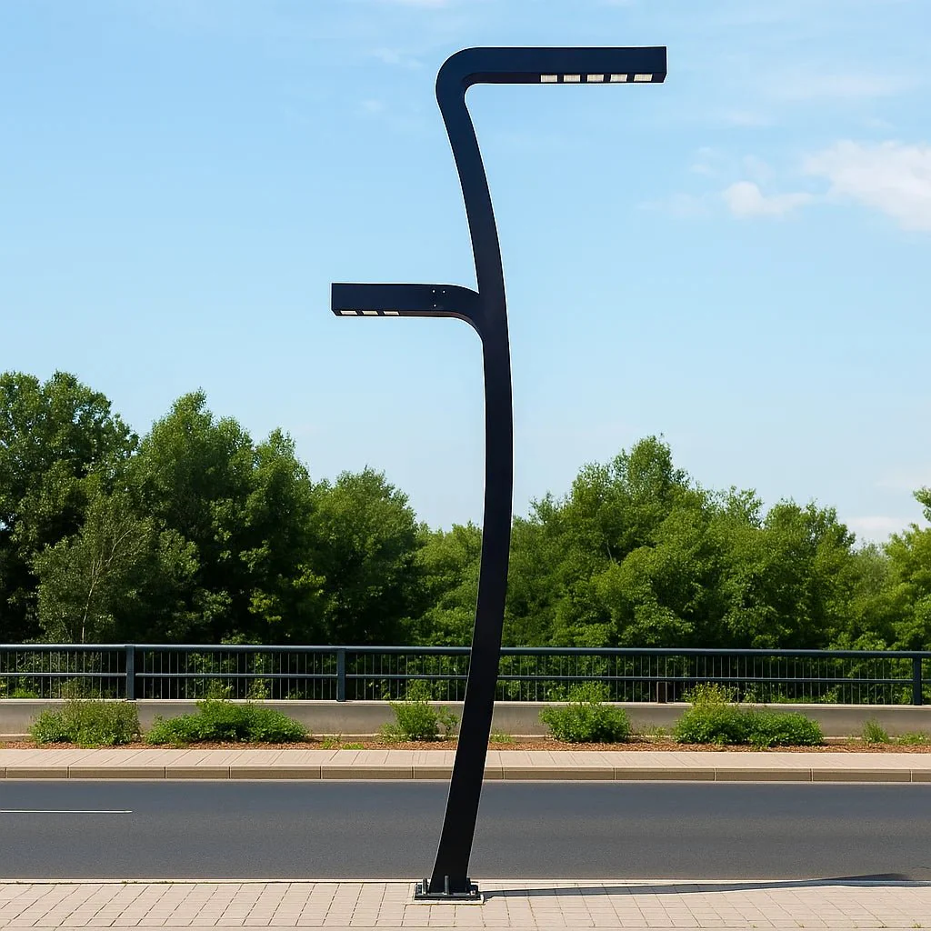 LED Pole Light 5 Meter 200W+120W IP54 for streets & parks (QT1850‑2) - Image 4