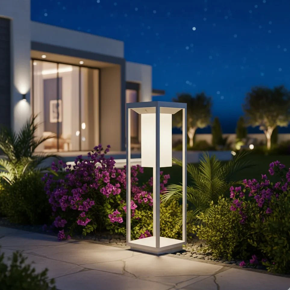 Modern LED Solar Bollard Light 2.2W IP54 (H6053) - Philips LED Chip - Image 3