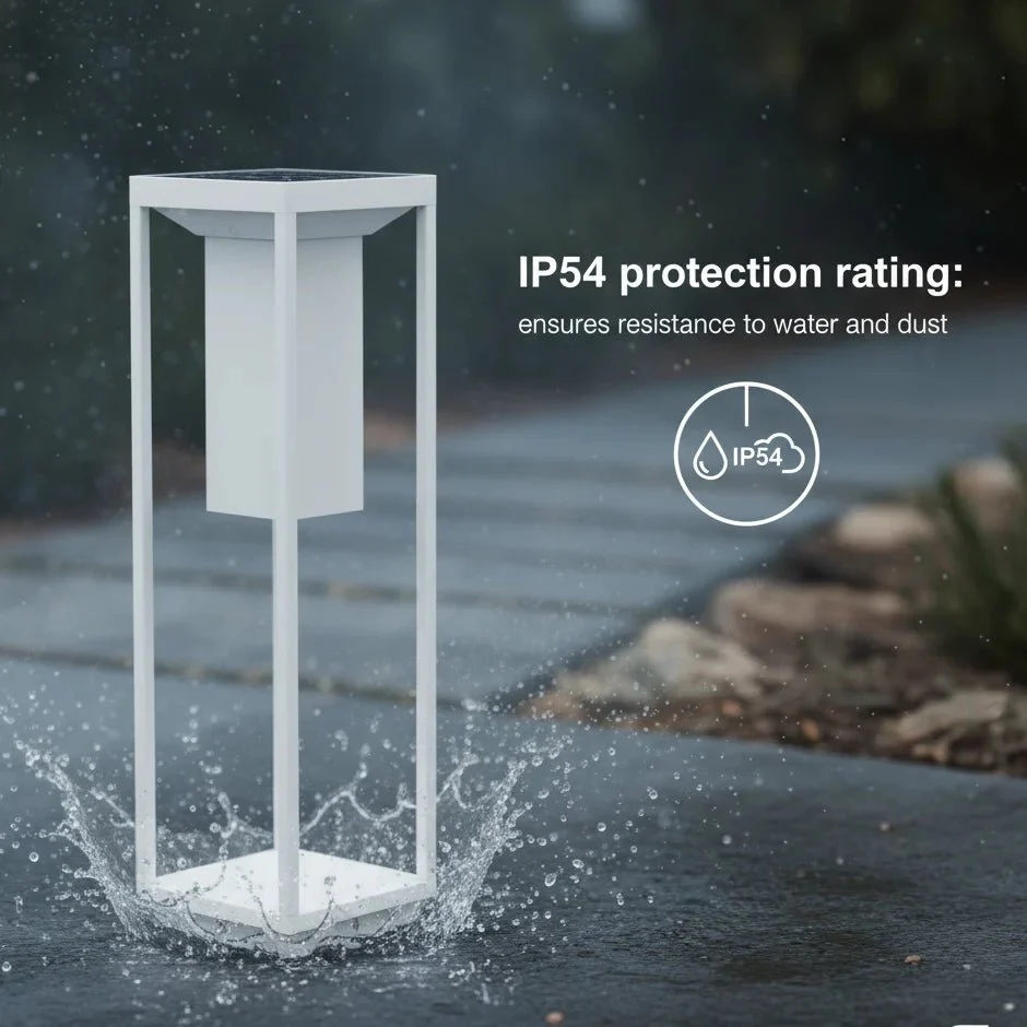 Modern LED Solar Bollard Light 2.2W IP54 (H6053) - Philips LED Chip - Image 4