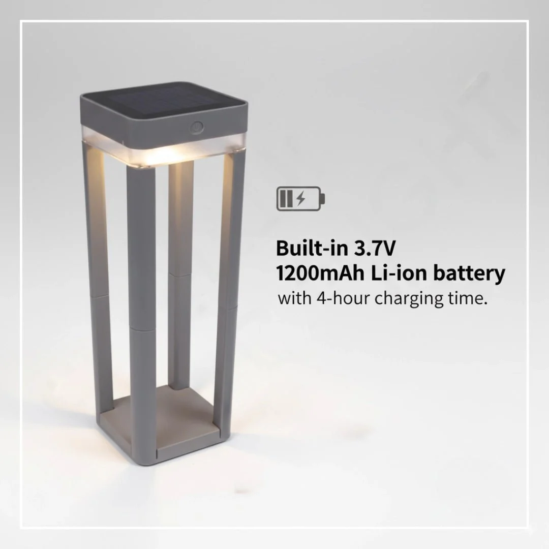 LED Solar Bollard Light 3W (UTL-P9080) - IP44 Weatherproof - Image 5