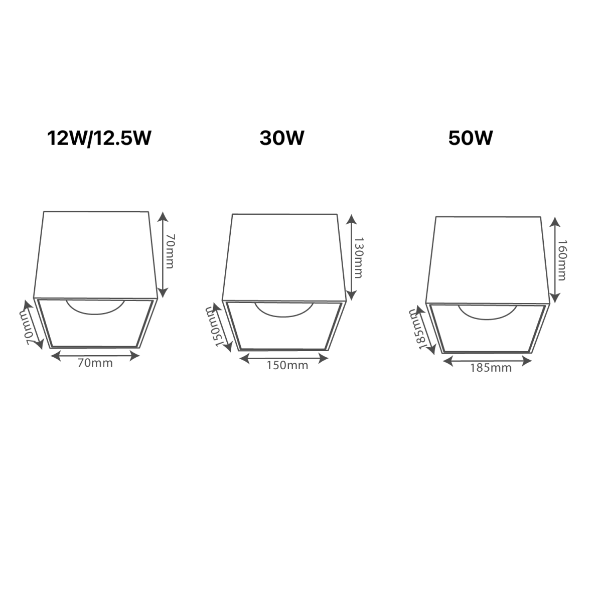 LED Surface Mounted Square Light (BR2285-SQ) – Minimalistic Design - Image 6