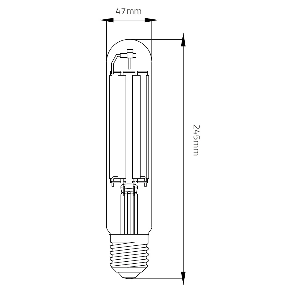 Ultralight LED Tube Filament Bulb E40 Base (WL-BLT46) - Image 6