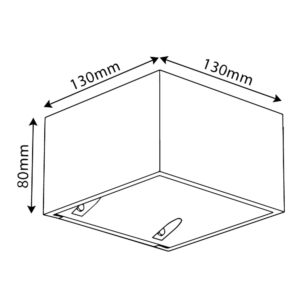 Ultralight LED Up and Down Wall Light (1048G03) - Image 9
