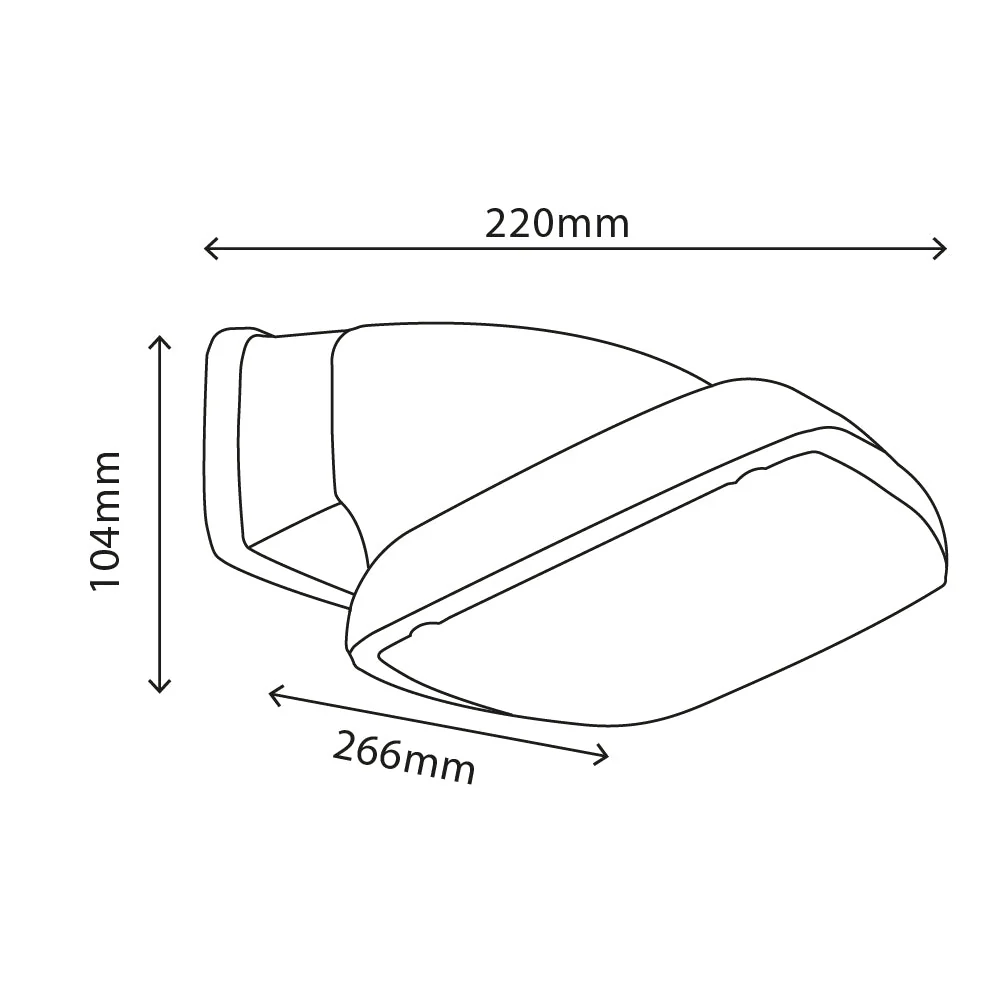 Ultralight LED Wall Light 20W IP65 (FYL0111) - Image 3