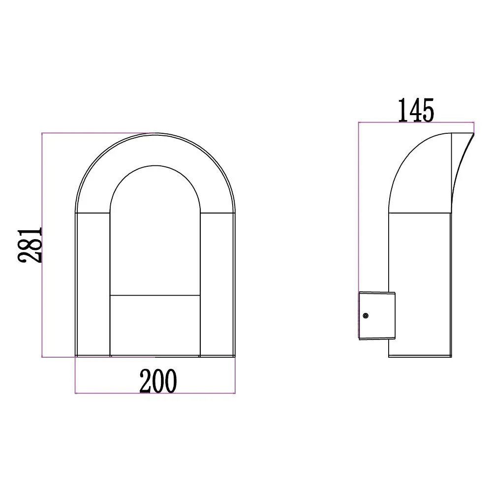 Ultralight LED Wall Light (KH4004) - Image 3