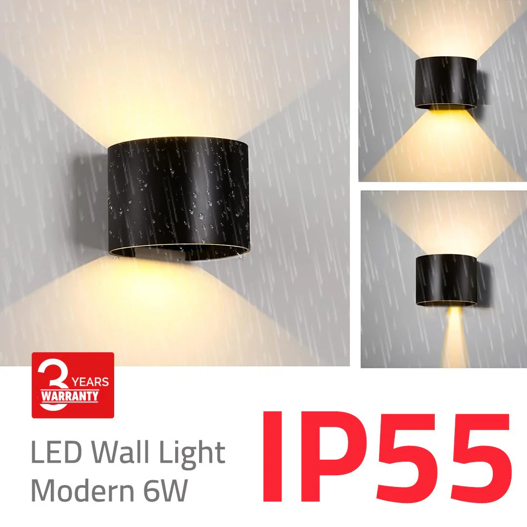Ultralight Modern LED Wall Light 6W (1080G02) - Image 8