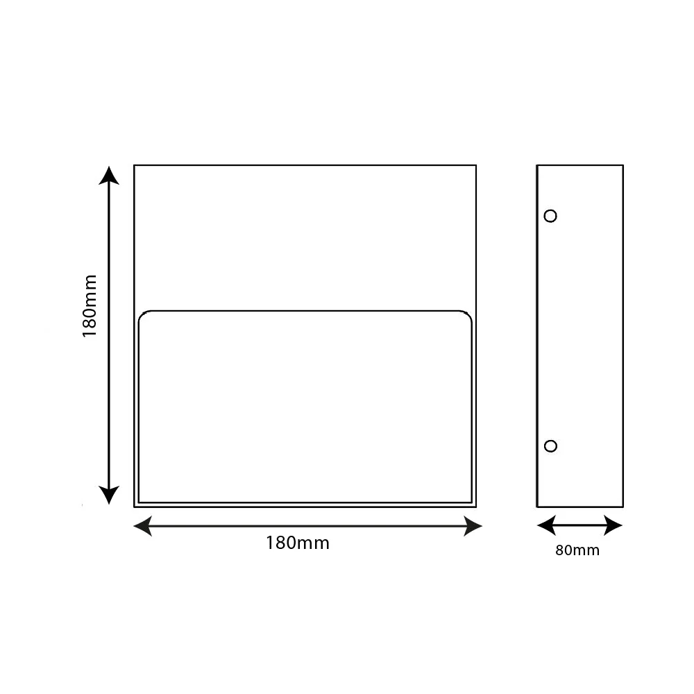 Ultralight Die-Cast Aluminum LED Wall Light (BD-OSD525) - Image 3