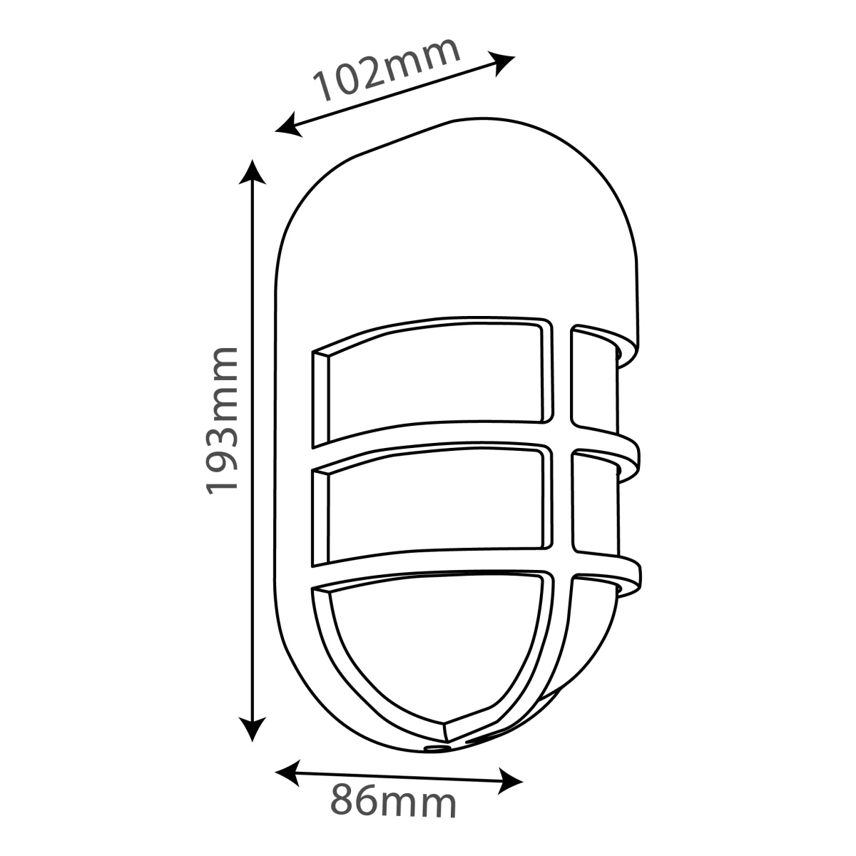 Ultralight LED Wall Light (WL-GWL6715) - Image 8