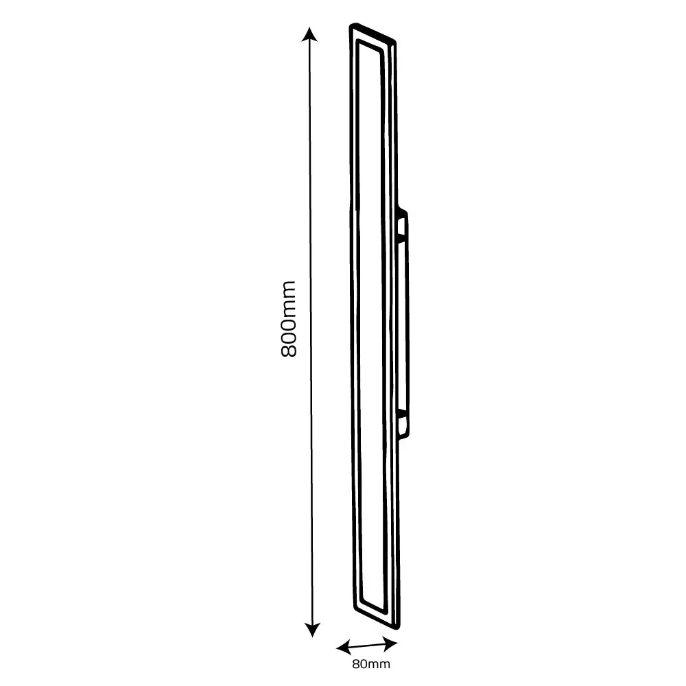 Ultralight Linear LED Wall Light 20W - Multiple Color (BR7125) - Image 8