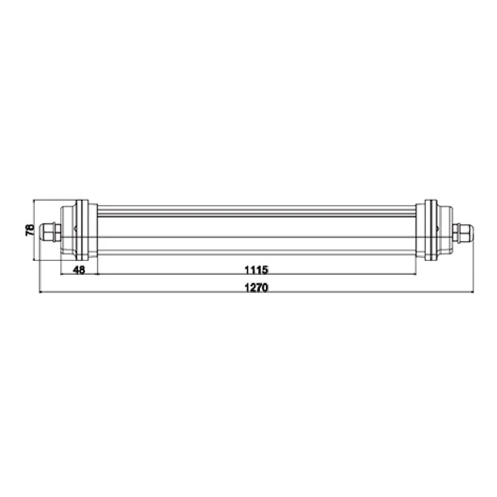 Ultralight Linear Light Batten (HS-TR12006) - Image 3