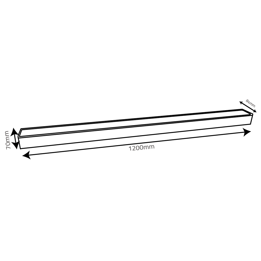 Ultralight Linear Light for Station 120W IP65 (BL112-S1) - Image 6