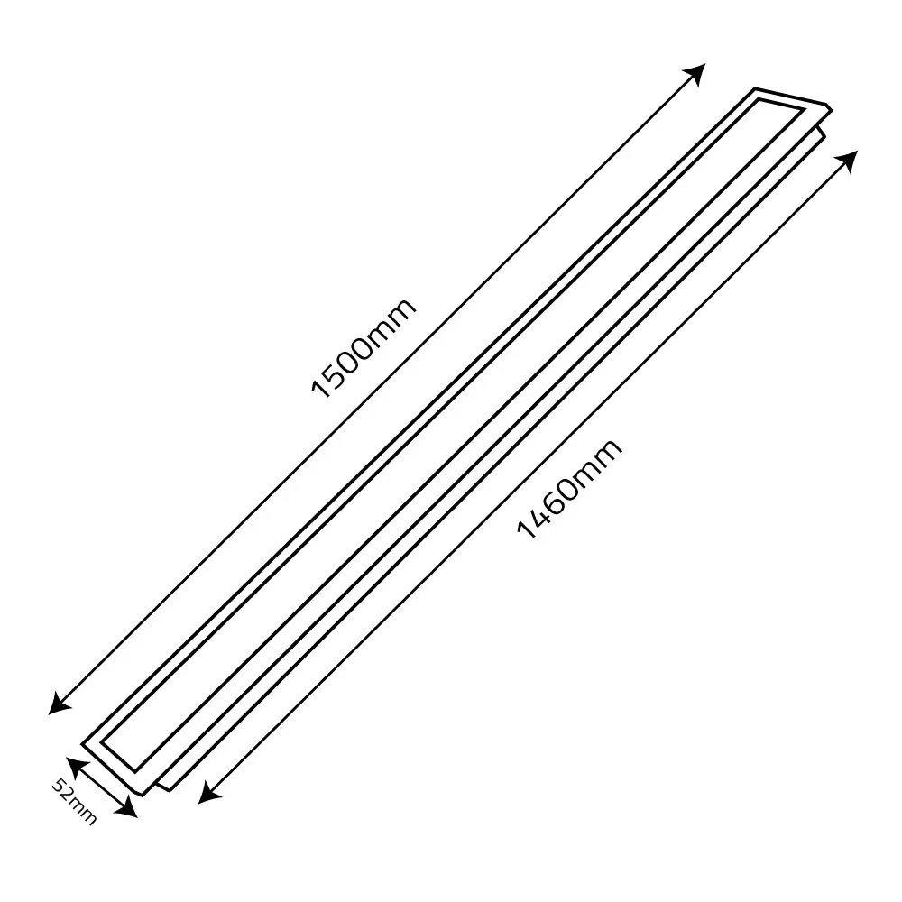 Ultralight Linear Light Frosted Edges (BU011) - Image 5