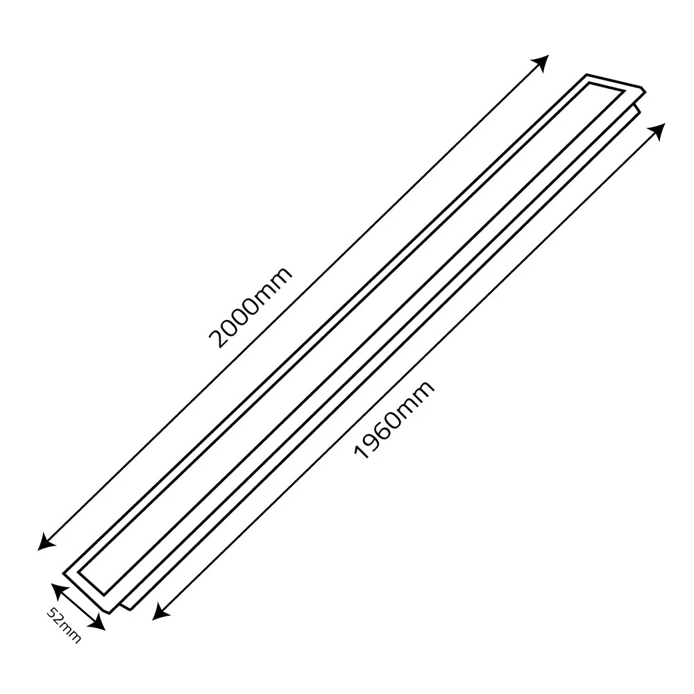 Ultralight Linear Light Frosted Edges (BU011) - Image 6
