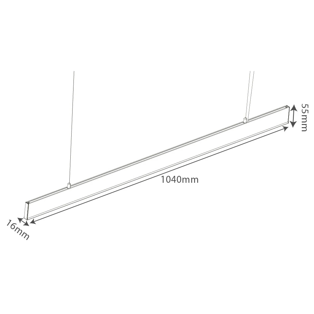 Ultralight Linear Pendant Light (BR6745) - Image 6
