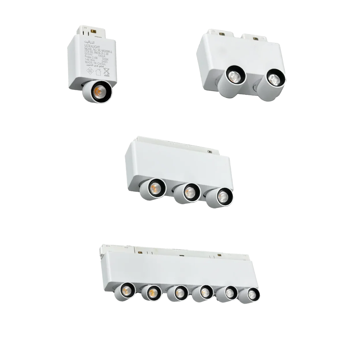Magnetic Track Light - 360° Pop-Out LED Spotlight for Modern Interiors - Bridgelux Chip (BM208)