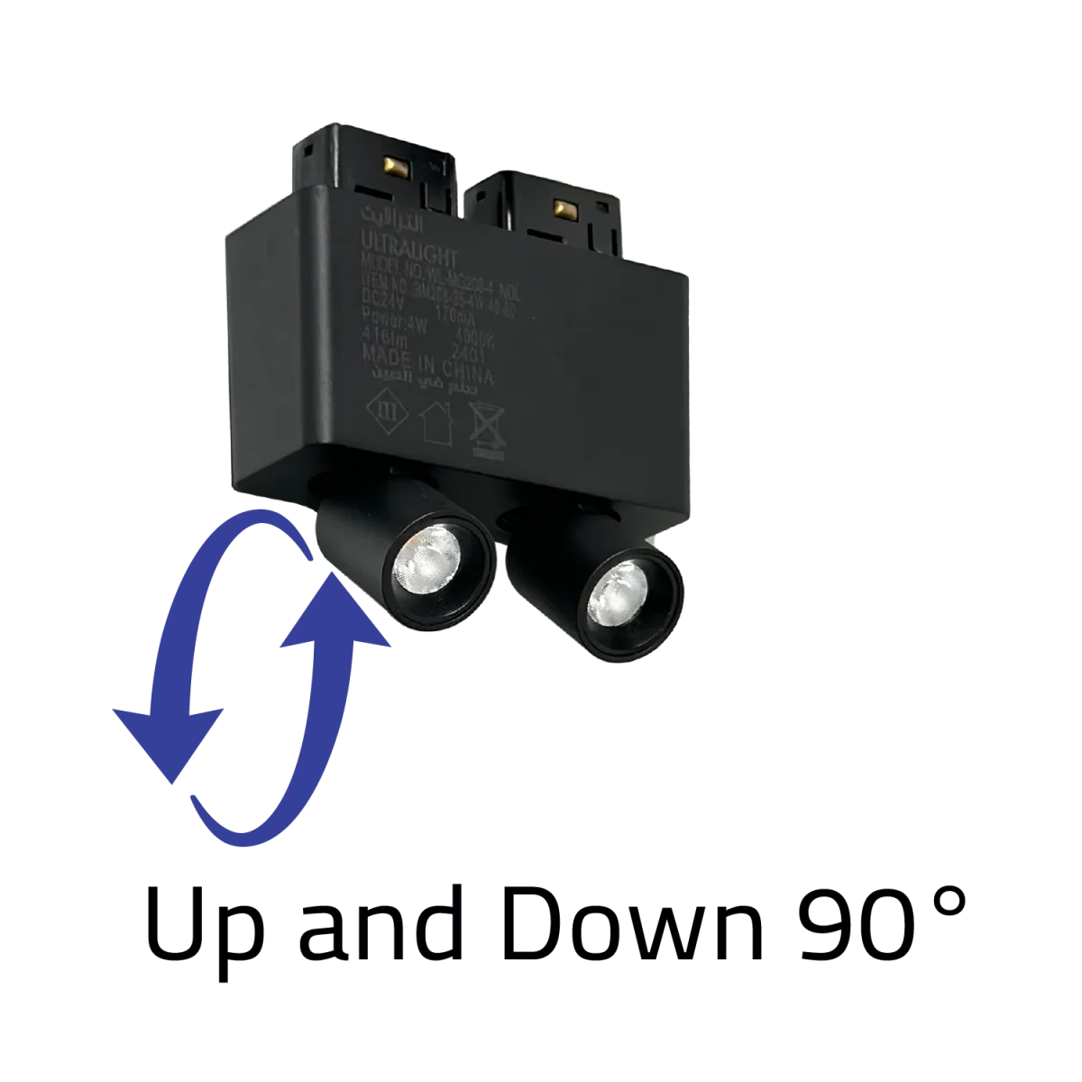 Magnetic Track Light - 360° Pop-Out LED Spotlight for Modern Interiors - Bridgelux Chip (BM208) - Image 4