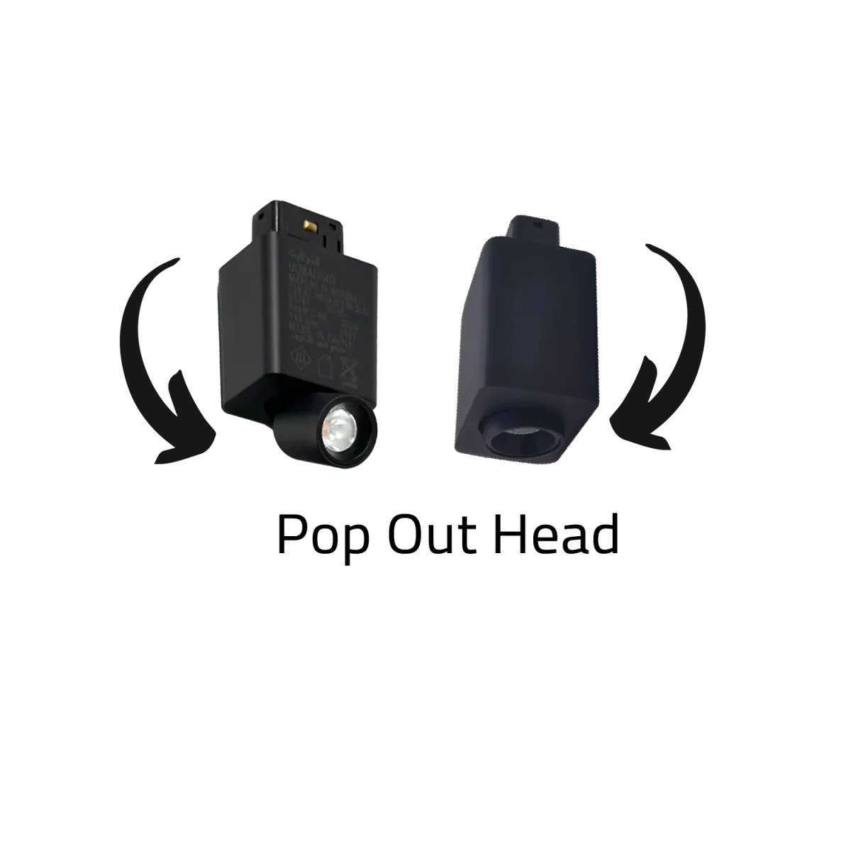 Magnetic Track Light - 360° Pop-Out LED Spotlight for Modern Interiors - Bridgelux Chip (BM208) - Image 6