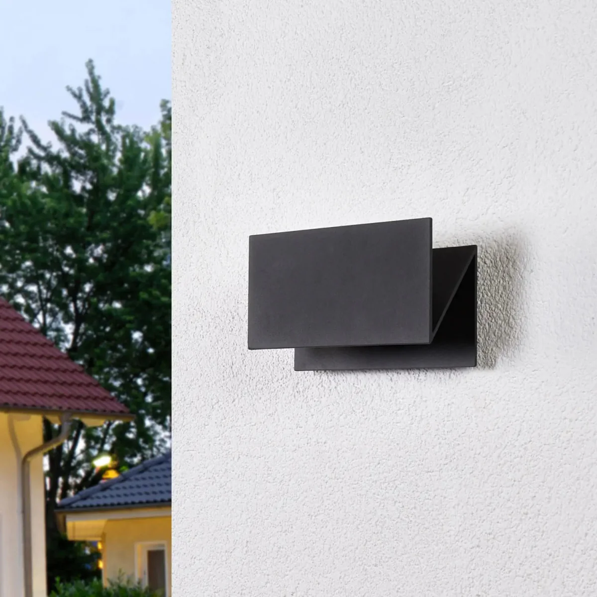 Modern LED Wall Light 14.4W (H1521) – 3000K Warm White, IP54, Black Aluminum Fixture for Entrances & Corridors - Image 8
