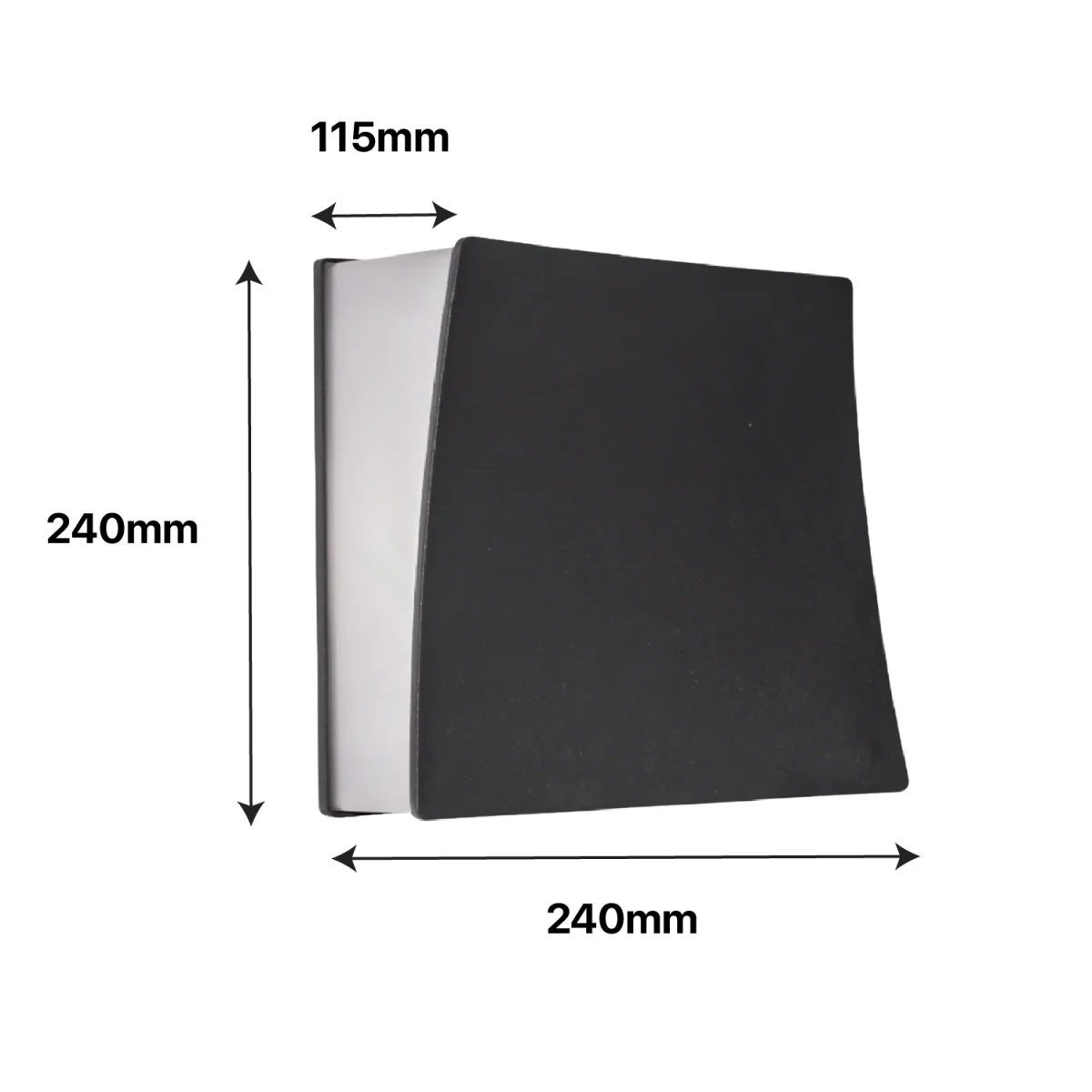 Modern LED Wall Light (R3700L) – 12W IP54 Outdoor Wall Fixture - Natural Daylight - Image 5