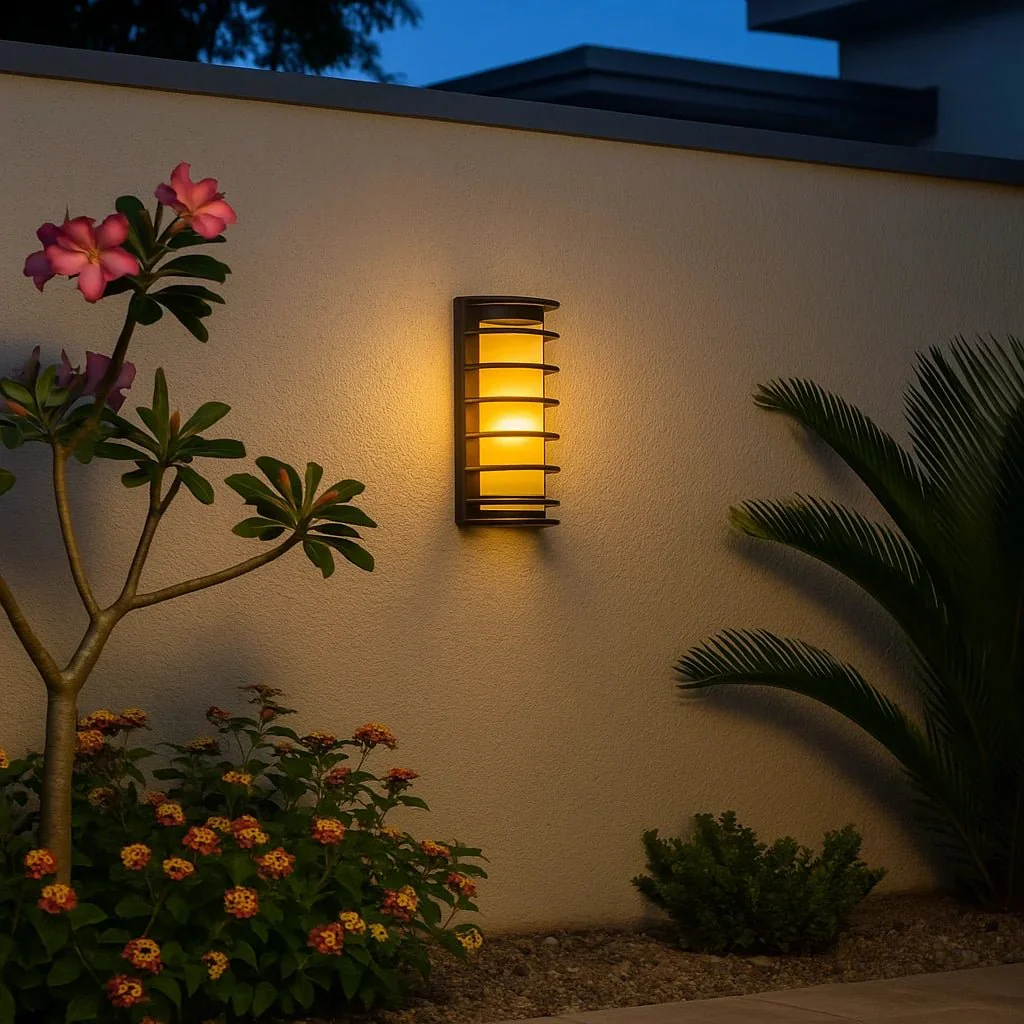Modern Outdoor LED Wall Light (F460) – 25W IP54 Black Fixture – Stylish Outdoor Wall - Image 2