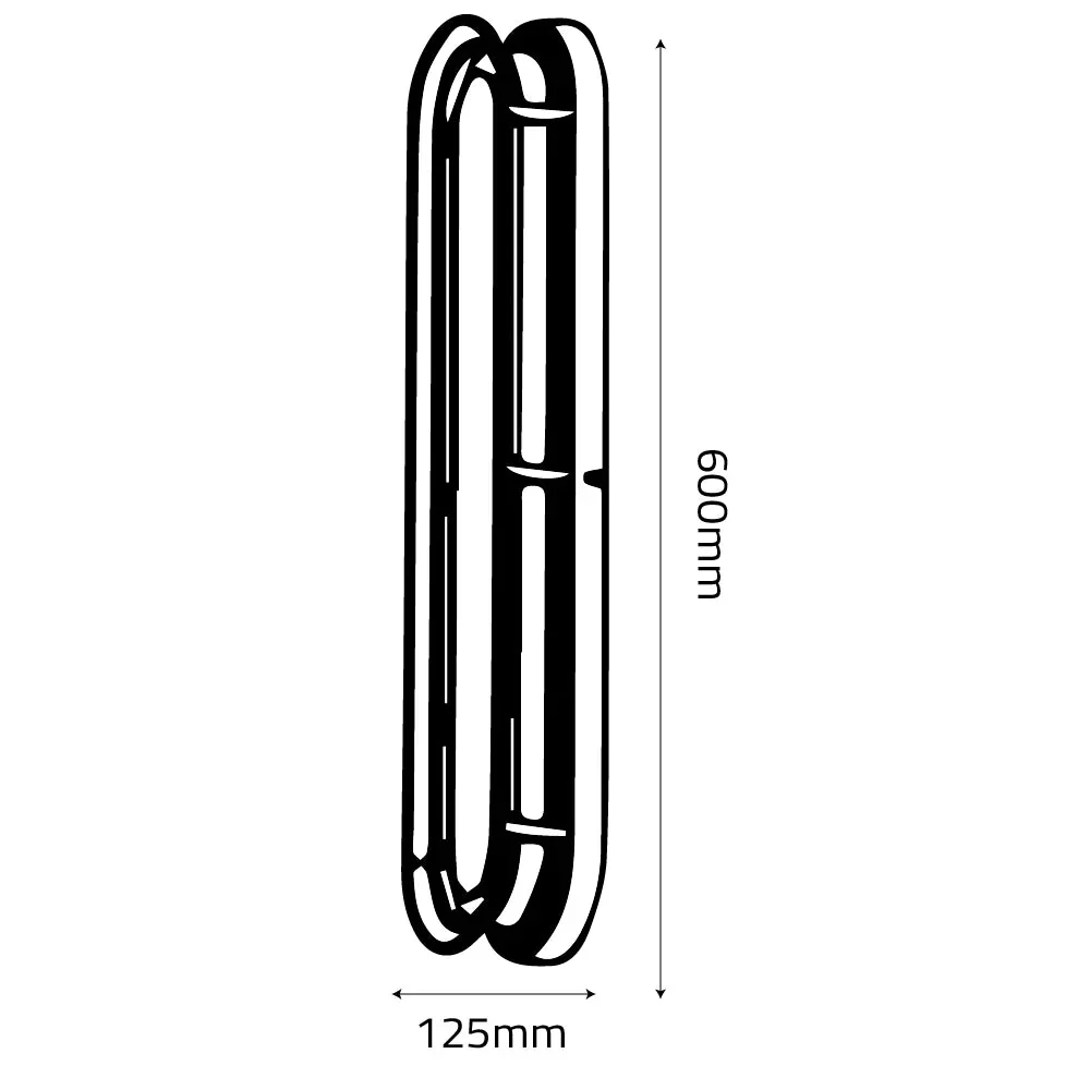 Modern Outdoor LED Wall Light – IP54 Black Fixture (GMD-Y) - Image 13