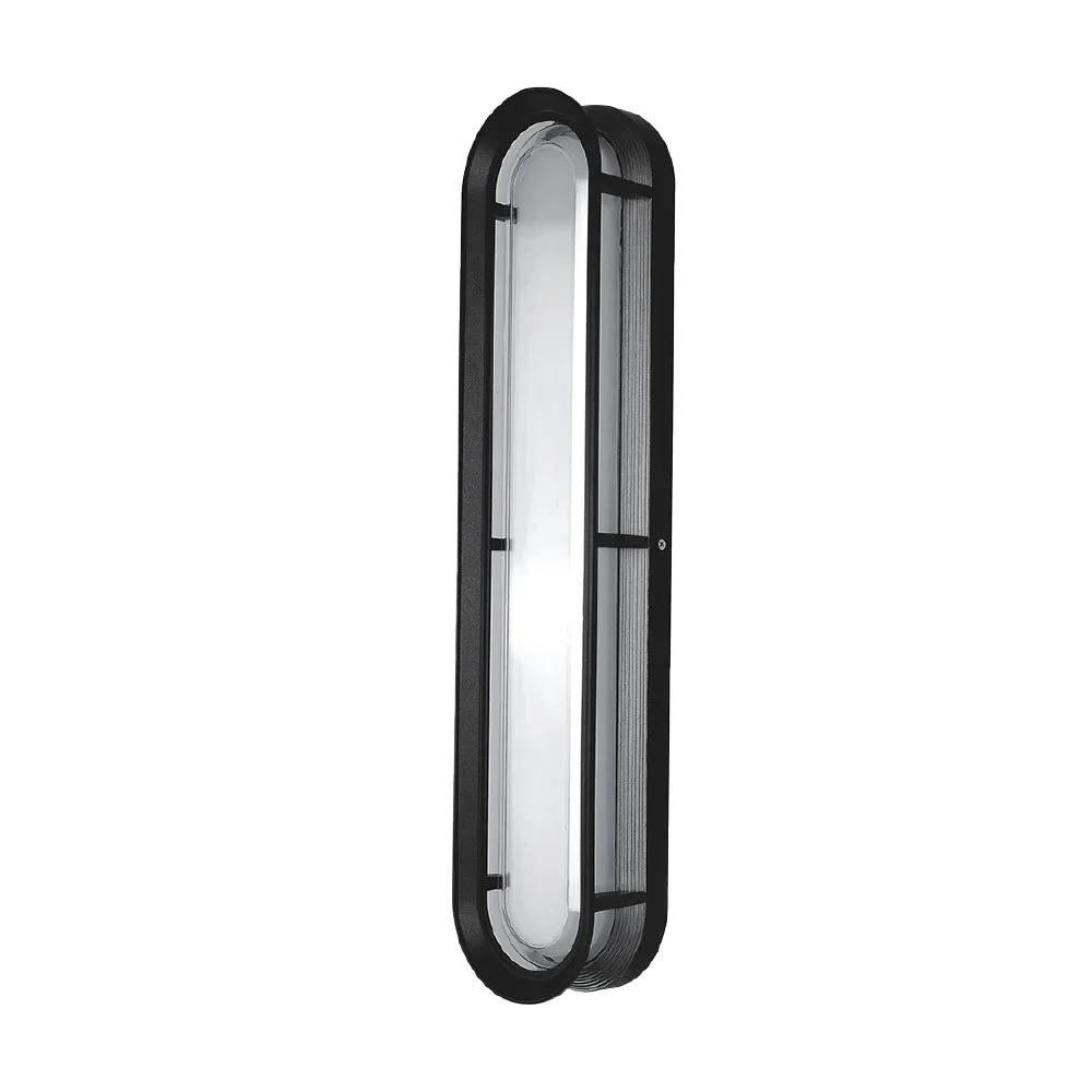 Modern Outdoor LED Wall Light – IP54 Black Fixture (GMD-Y) - Image 6