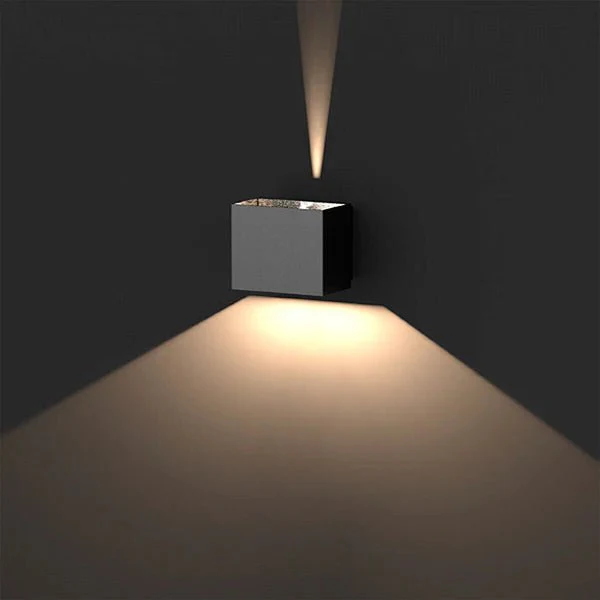 Adjustable Cube LED Outdoor Wall Light - IP55 Weather Resistance (1080G01) - Image 6