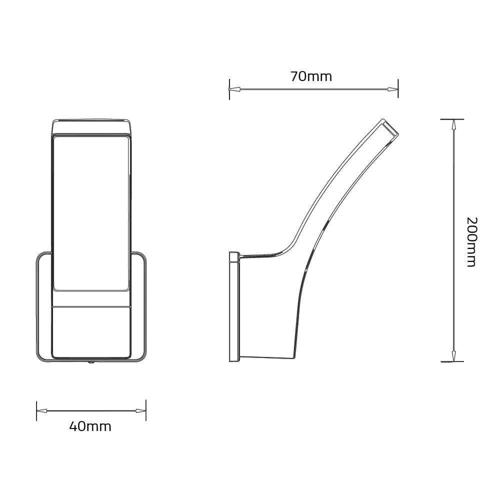 Ultralight Modern Wall Light IP54 - Osram LED (204411) - Image 4