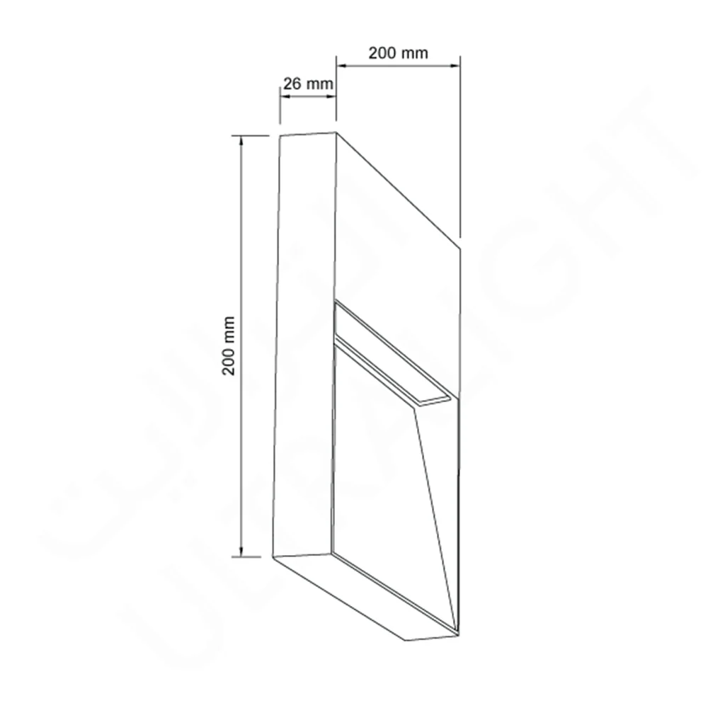 Ultralight Modern Wall Light IP54 - Multiple options (FYL0003) - Image 5