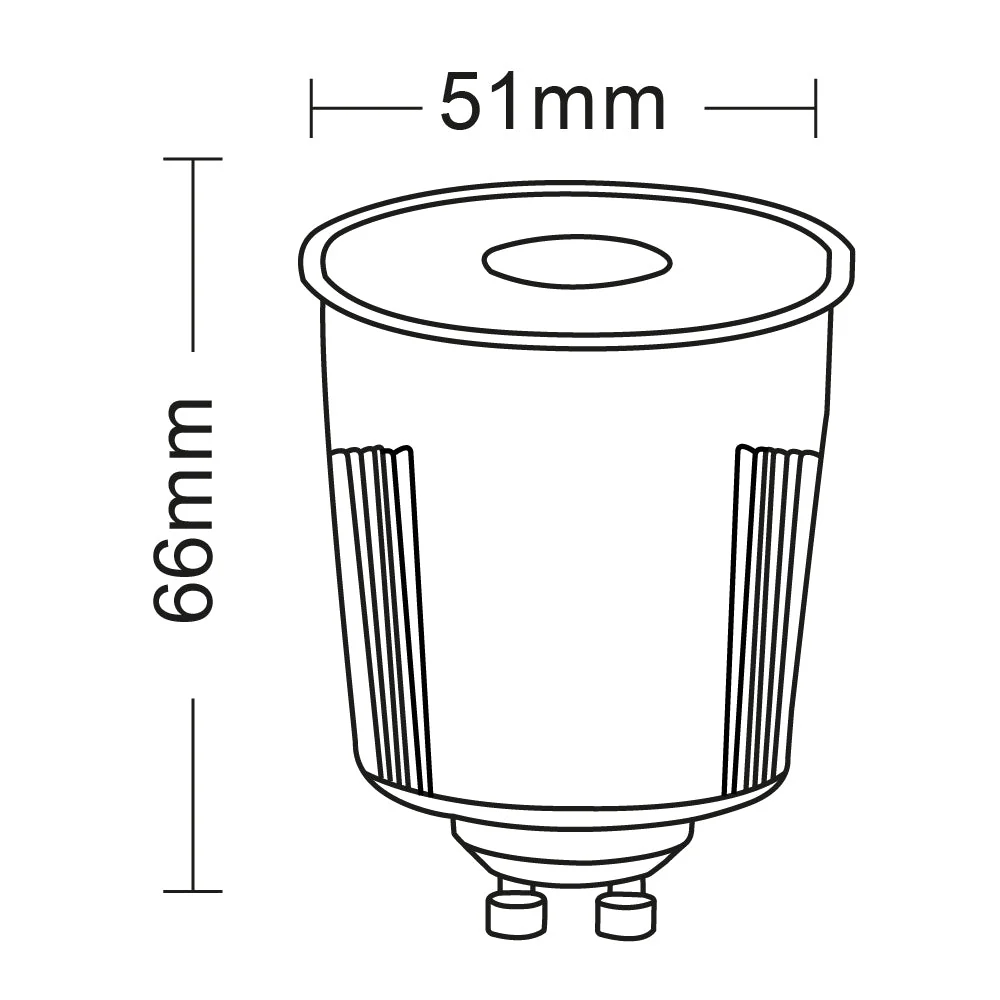 Ultralight 5° Narrow Light GU10 Base Bulb 3.2W (BR3766) - Image 3