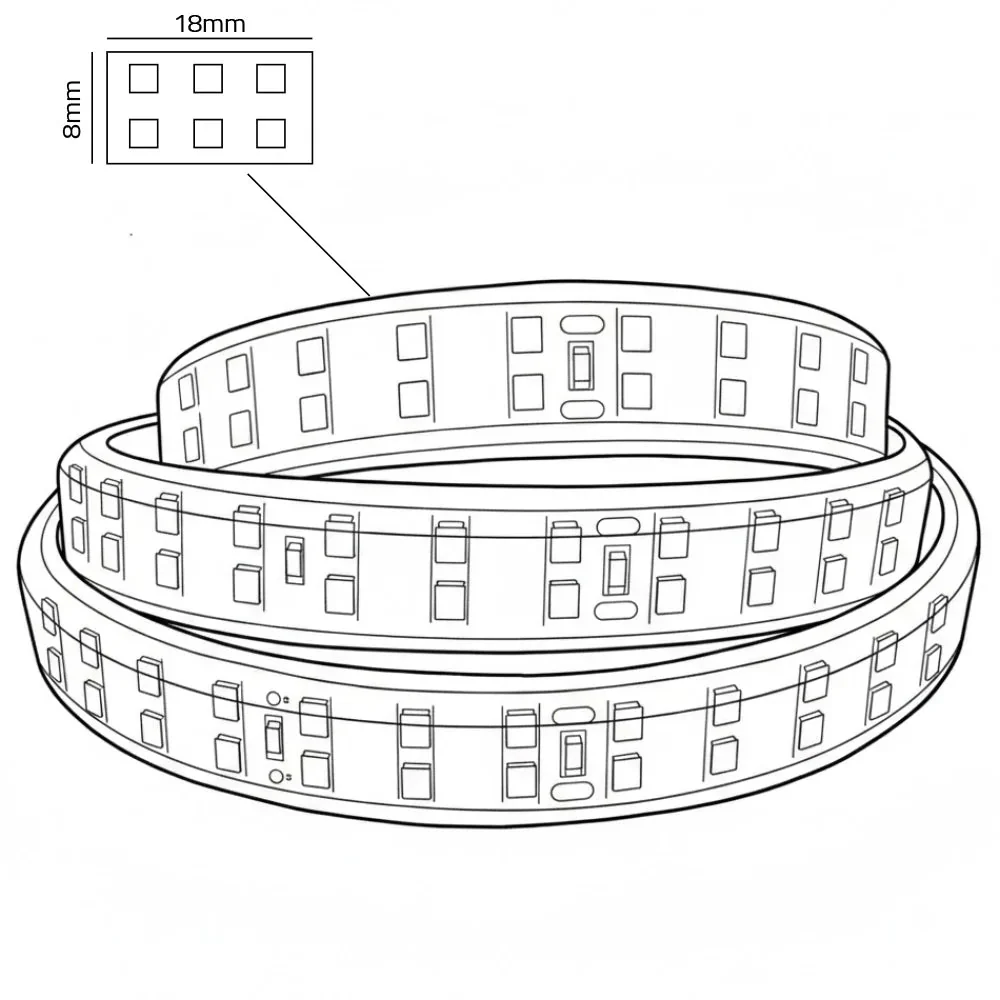 Ultra Light LED Strip Light (SMD5050-120P) | 50m Outdoor IP65 Rope Lighting - Image 6