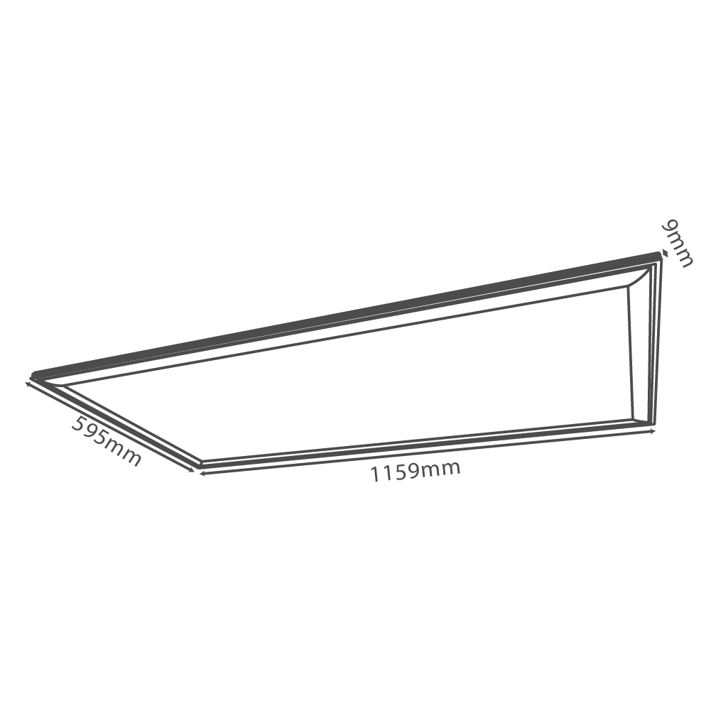 Ultralight 84W Panel Light 120x60 - Large LED Ceiling Panel (WL-PL59584) - Image 3