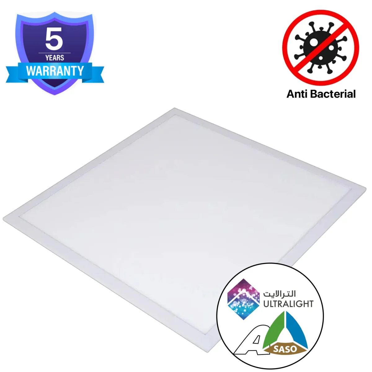 Ultralight Antibacterial LED Panel Light 60x60 40W (WPL-ADV-6060)